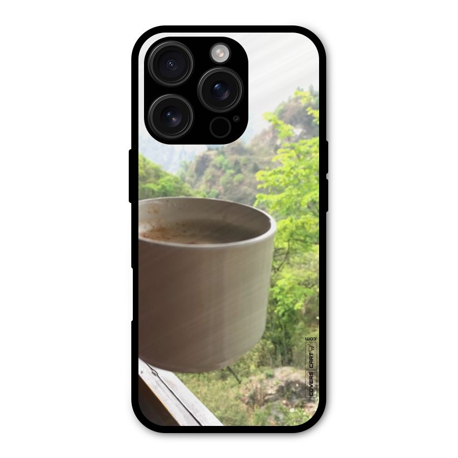 Chai With Mountain View Metal Back Case for iPhone 16 Pro