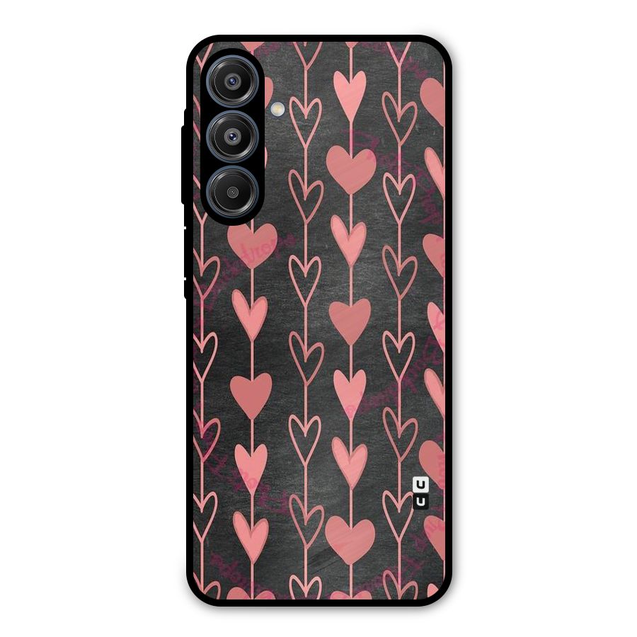 Chain Of Hearts Metal Back Case for Galaxy A16 5G