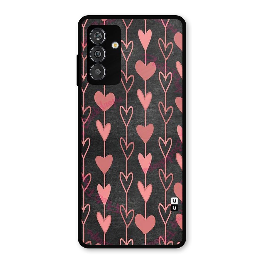 Chain Of Hearts Metal Back Case for Galaxy F13