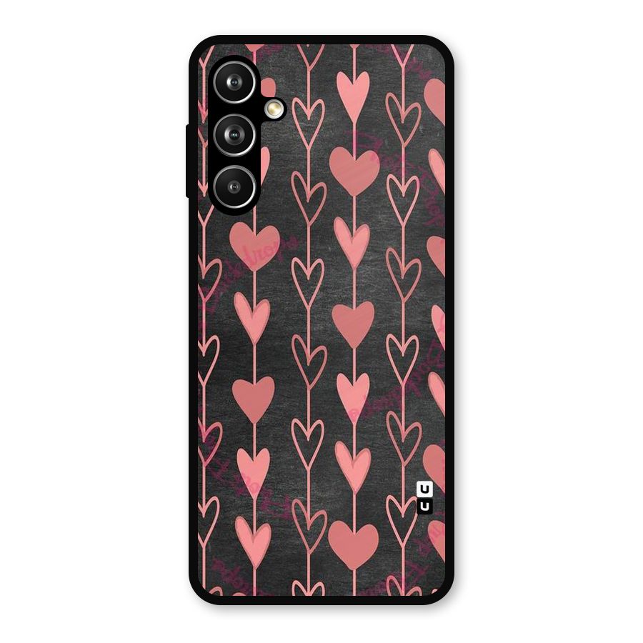 Chain Of Hearts Metal Back Case for Galaxy F54