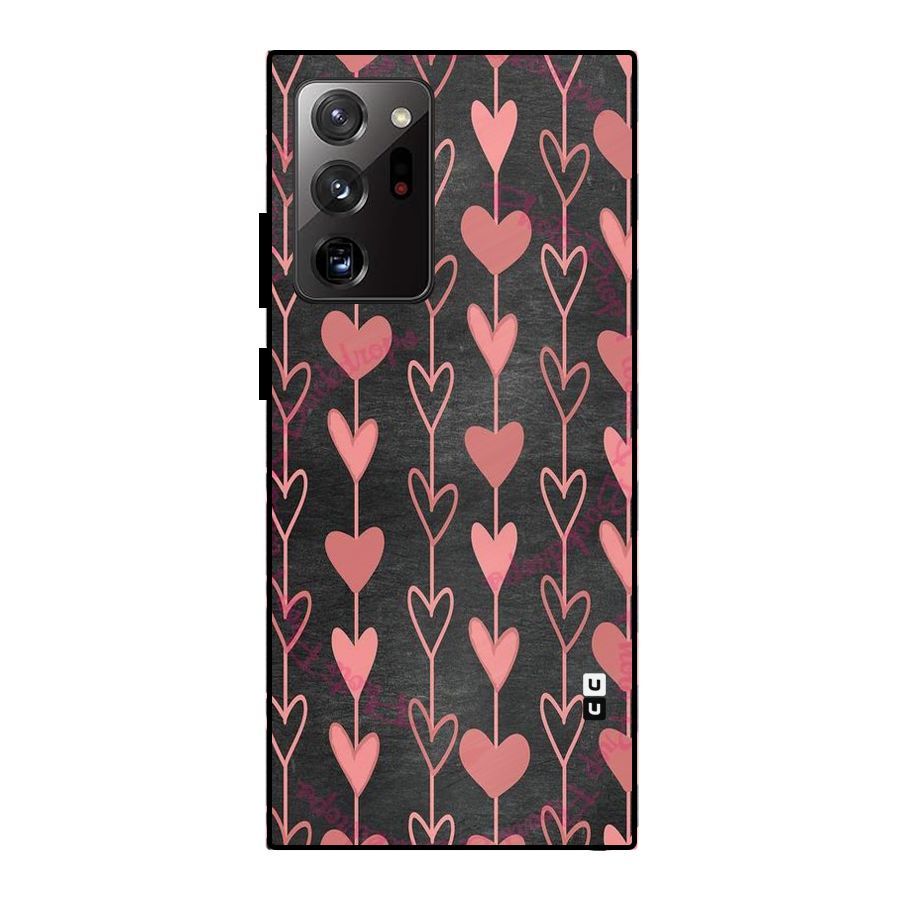Chain Of Hearts Metal Back Case for Galaxy Note 20 Ultra