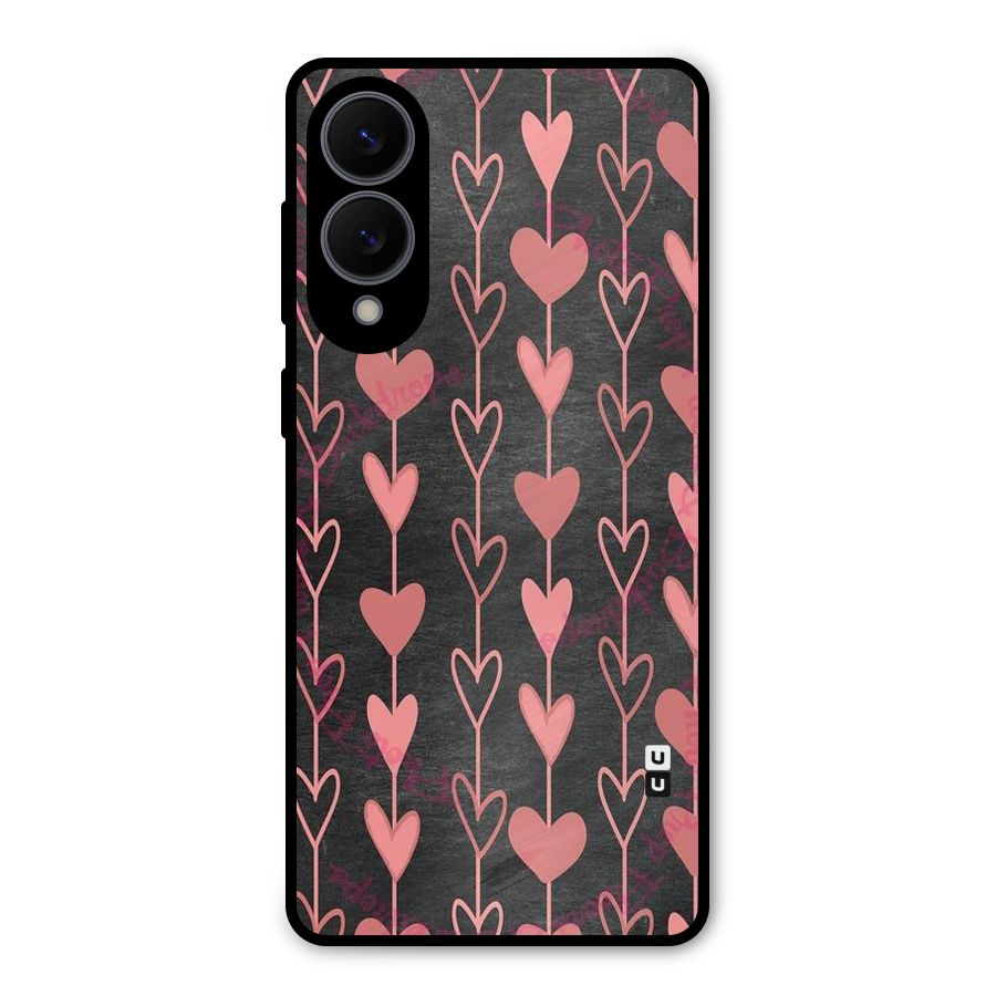 Chain Of Hearts Metal Back Case for Galaxy S25 Edge