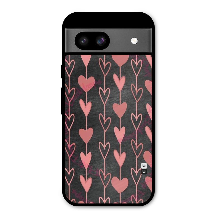 Chain Of Hearts Metal Back Case for Google Pixel 8a