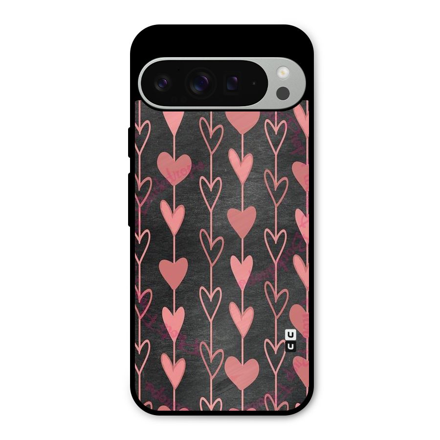 Chain Of Hearts Metal Back Case for Google Pixel 9 Pro XL