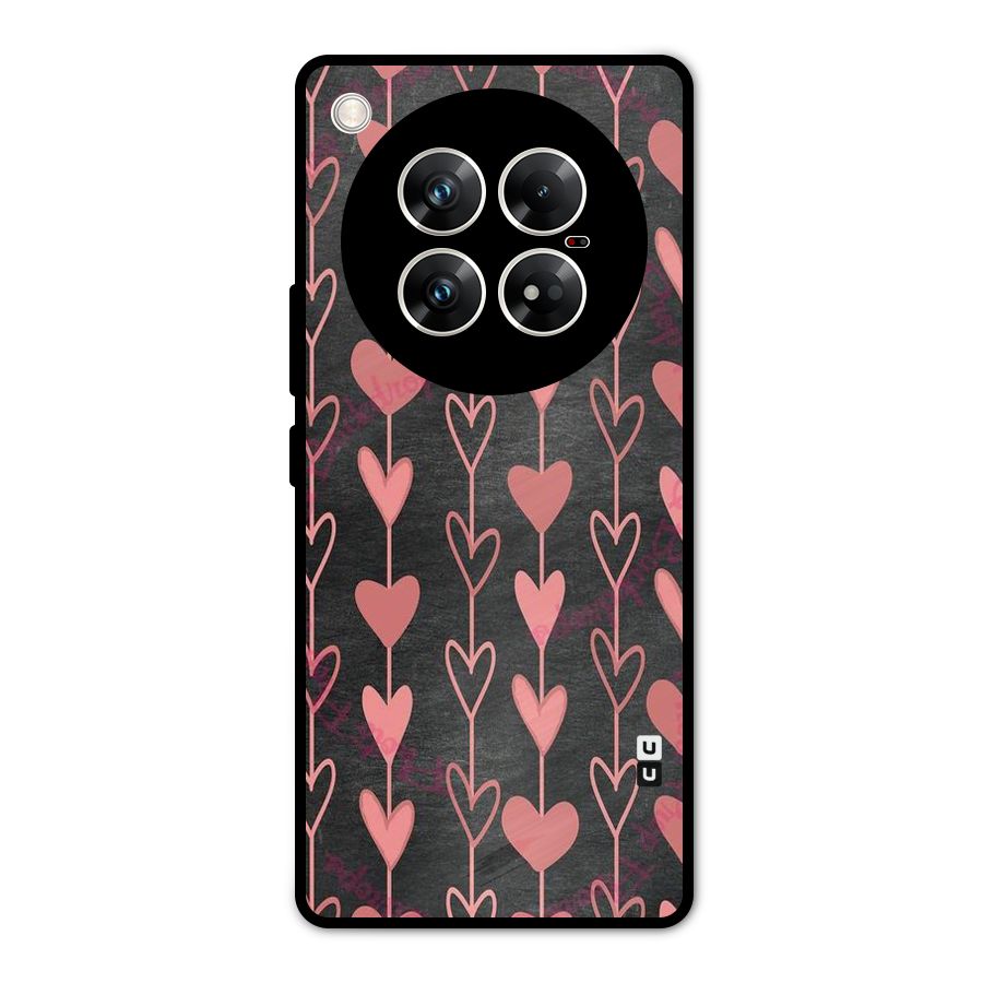 Chain Of Hearts Metal Back Case for Infinix Zero 40 5G