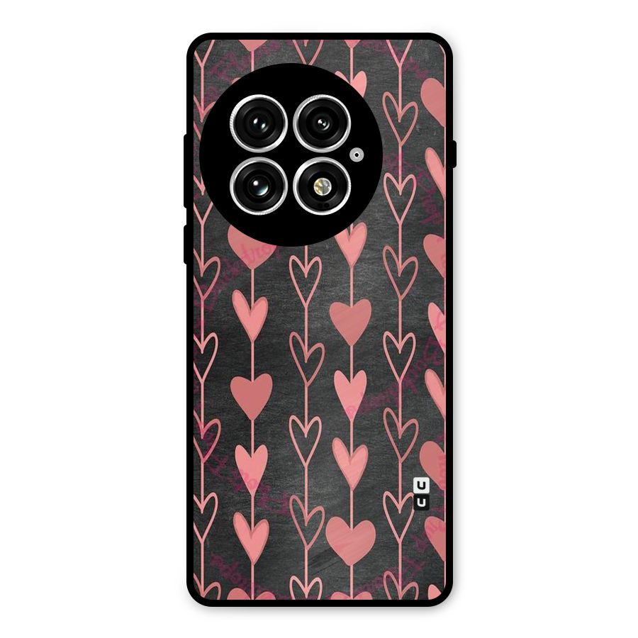 Chain Of Hearts Metal Back Case for OnePlus 13