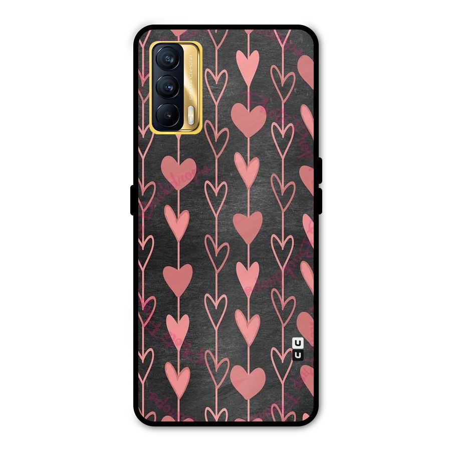 Chain Of Hearts Metal Back Case for Realme X7