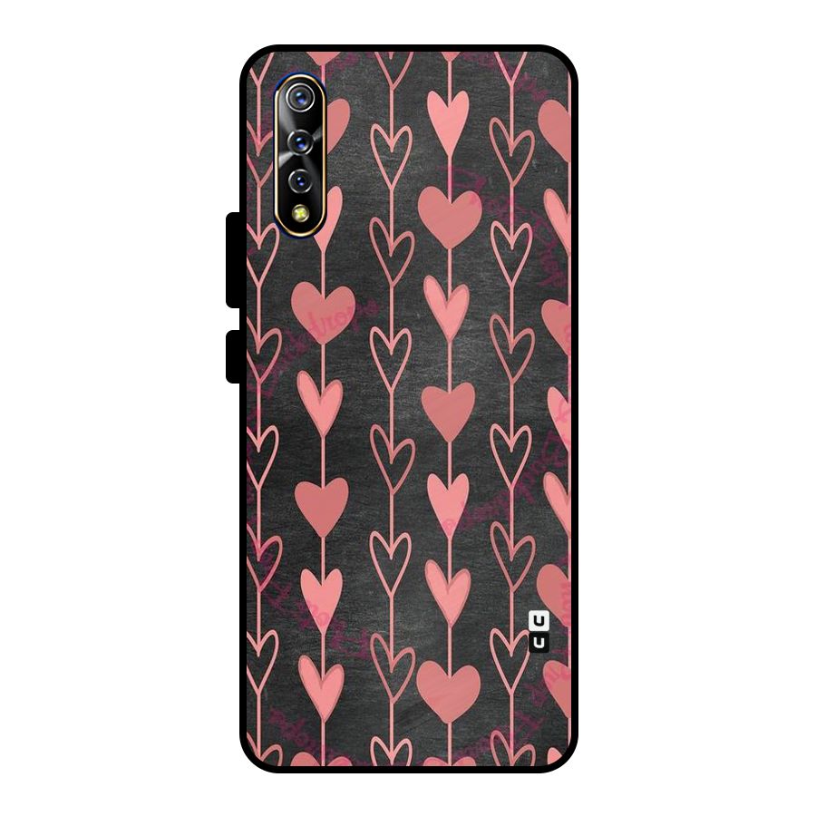 Chain Of Hearts Metal Back Case for Vivo S1