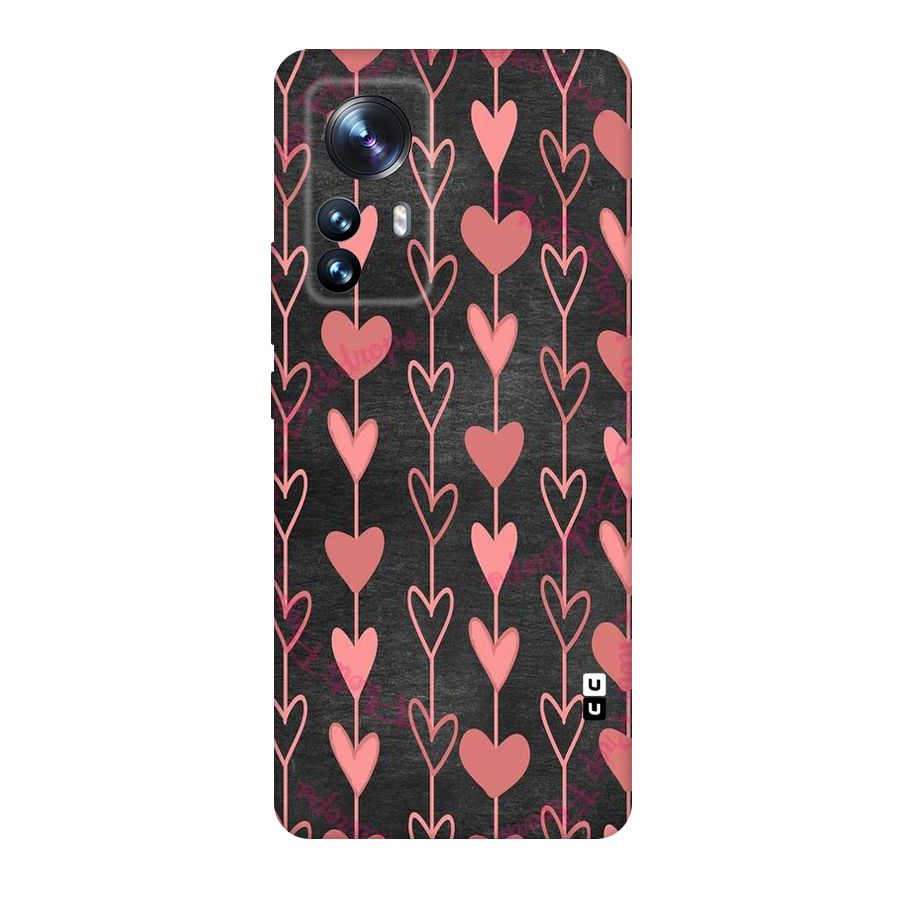 Chain Of Hearts Original Polycarbonate Back Case for Xiaomi 12 Pro