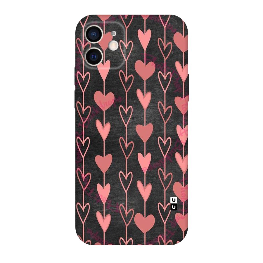 Chain Of Hearts Original Polycarbonate Back Case for iPhone 12