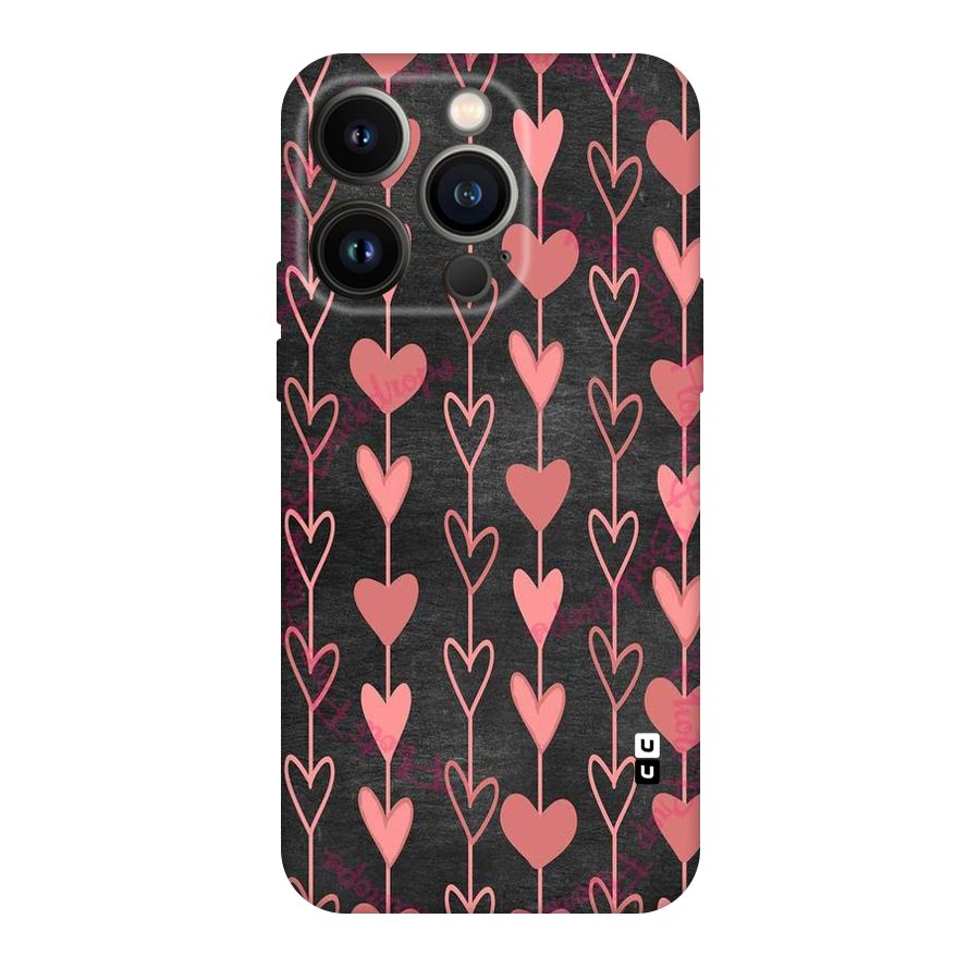 Chain Of Hearts Original Polycarbonate Back Case for iPhone 14 Pro