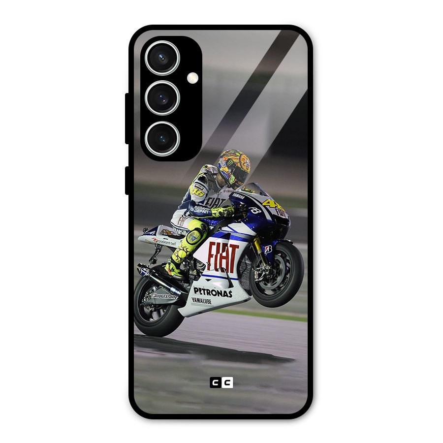 Champion Biker Glass Back Case for Galaxy S23 FE
