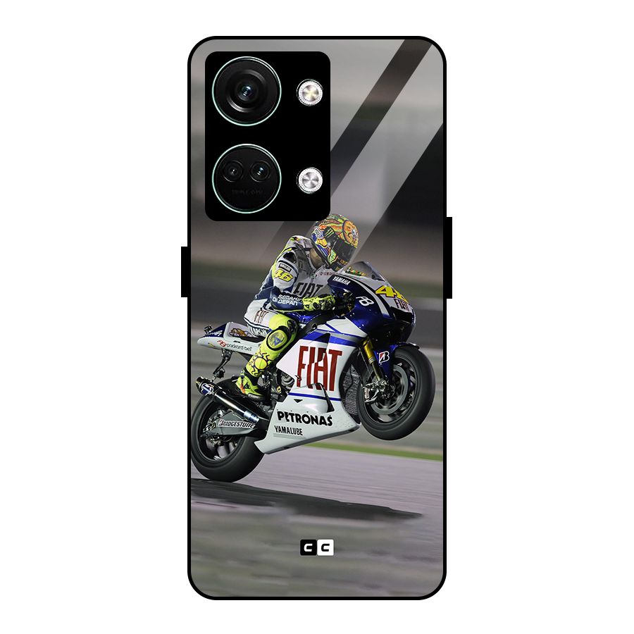 Champion Biker Glass Back Case for Oneplus Nord 3