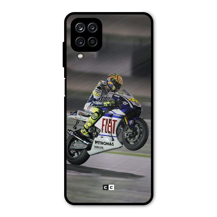 Champion Biker Metal Back Case for Galaxy A12