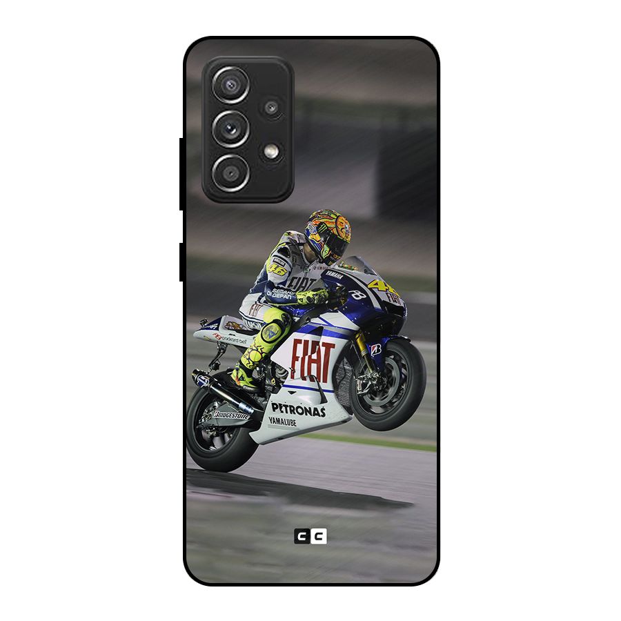 Champion Biker Metal Back Case for Galaxy A52s 5G