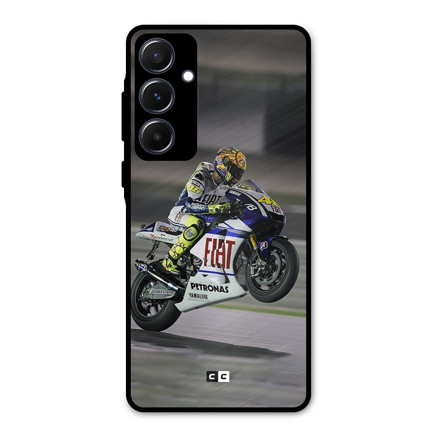 Champion Biker Metal Back Case for Galaxy A55
