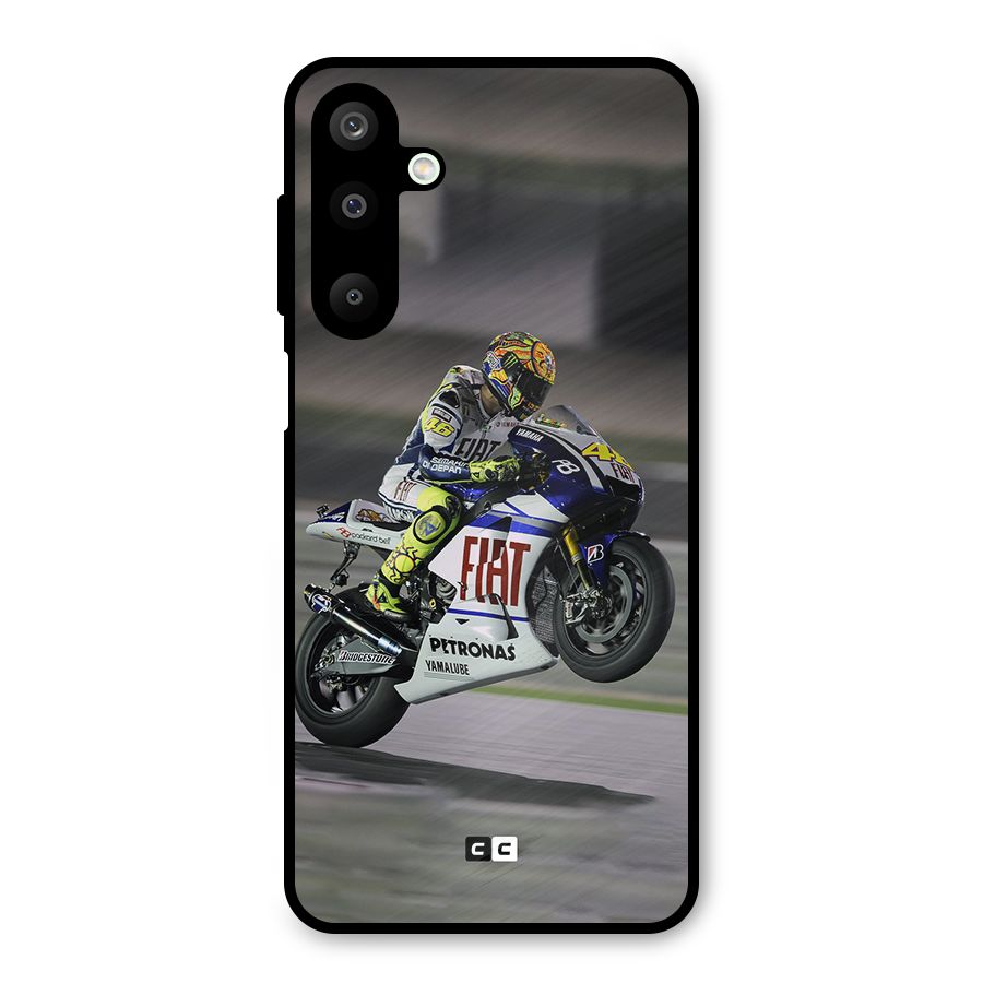Champion Biker Metal Back Case for Galaxy M16