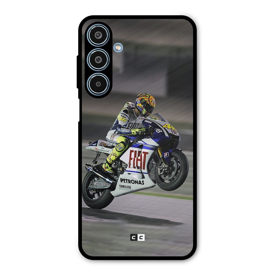 Champion Biker Metal Back Case for Galaxy M35