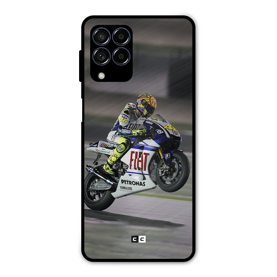 Champion Biker Metal Back Case for Galaxy M53 5G