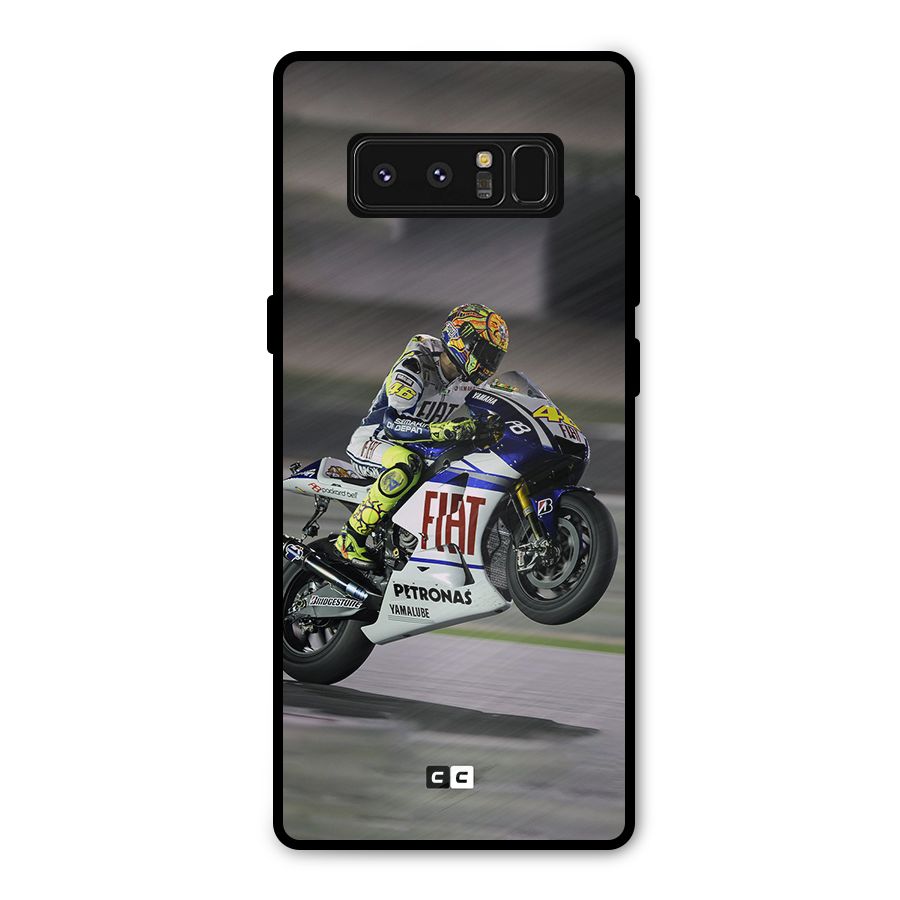 Champion Biker Metal Back Case for Galaxy Note 8