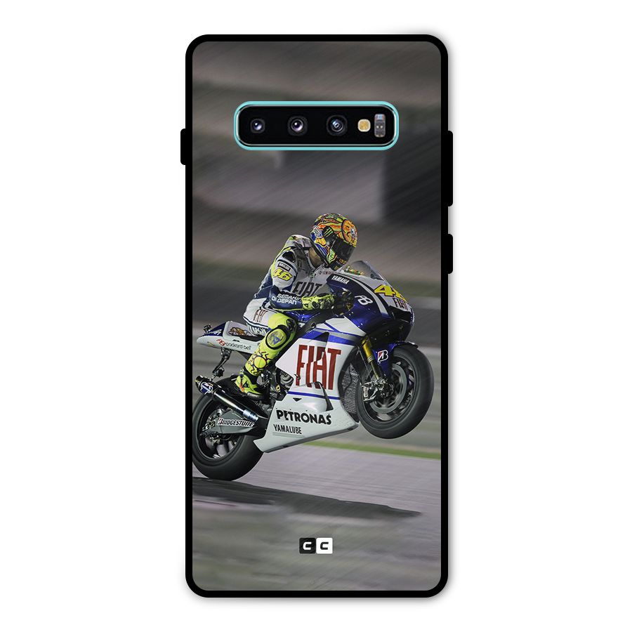 Champion Biker Metal Back Case for Galaxy S10 Plus