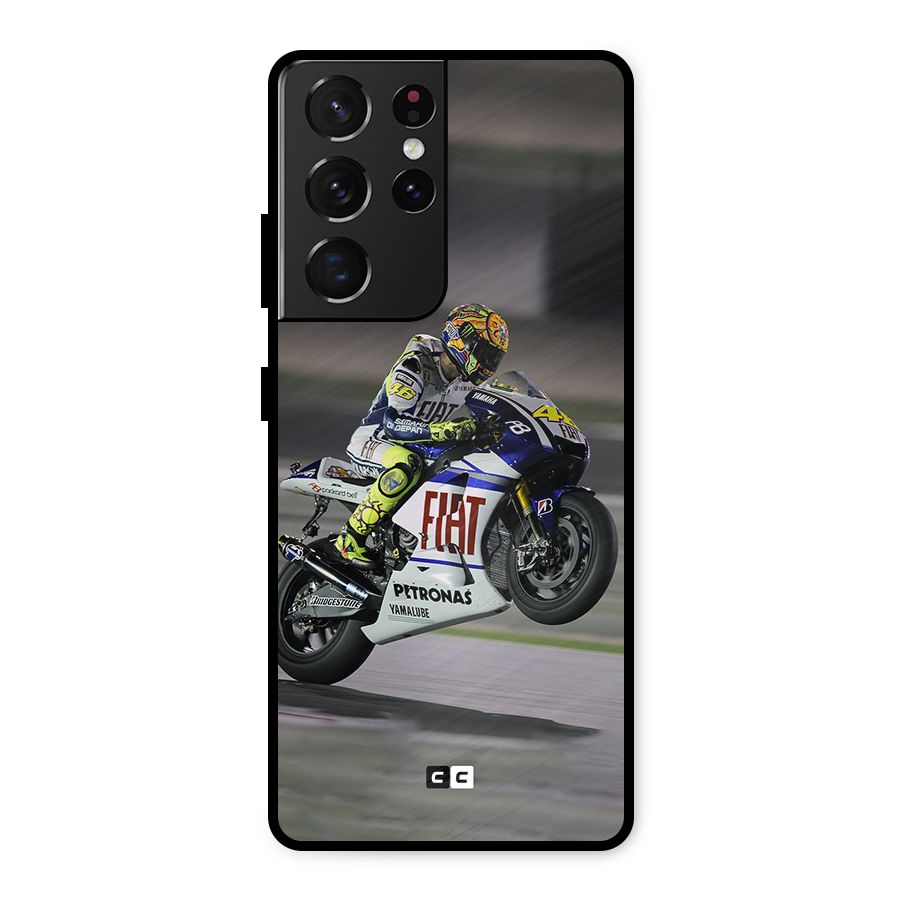 Champion Biker Metal Back Case for Galaxy S21 Ultra 5G