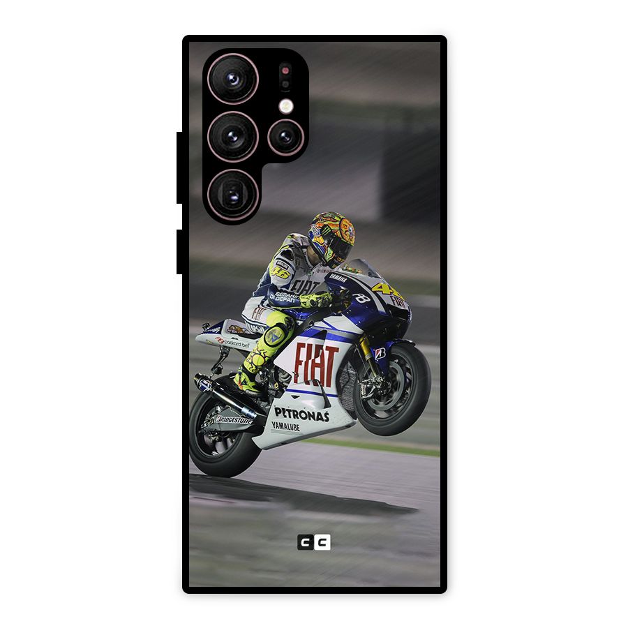 Champion Biker Metal Back Case for Galaxy S22 Ultra 5G