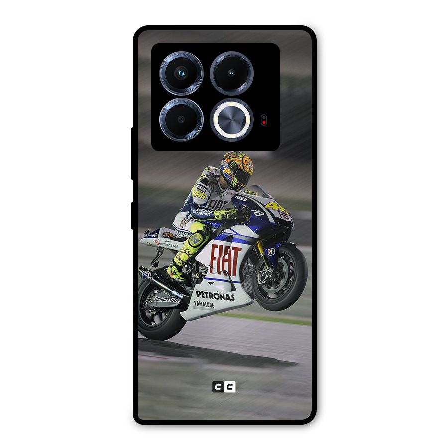 Champion Biker Metal Back Case for Infinix Note 40 5G