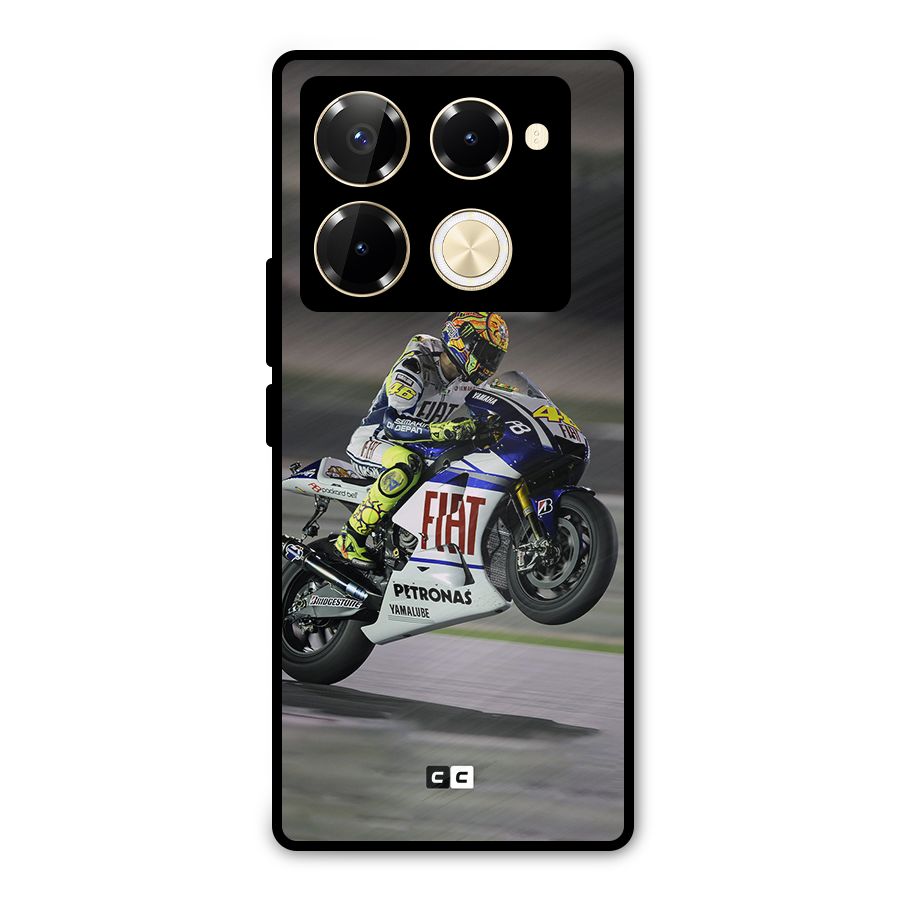 Champion Biker Metal Back Case for Infinix Note 40 Pro Plus