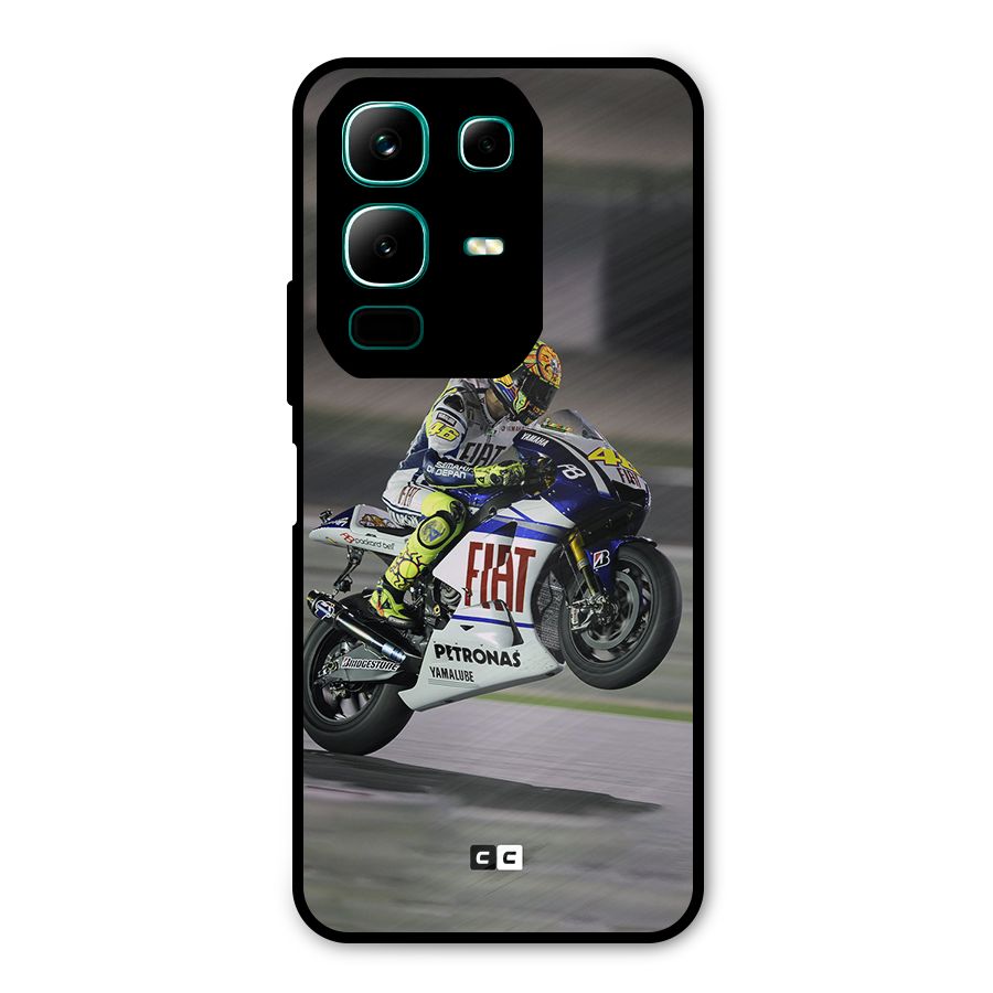 Champion Biker Metal Back Case for Infinix Note 50x
