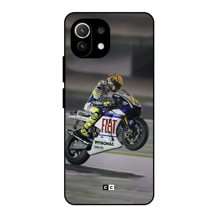 Champion Biker Metal Back Case for Mi 11 Lite