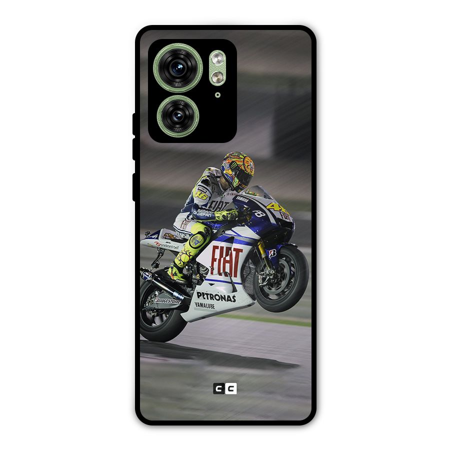 Champion Biker Metal Back Case for Motorola Edge 40 5G