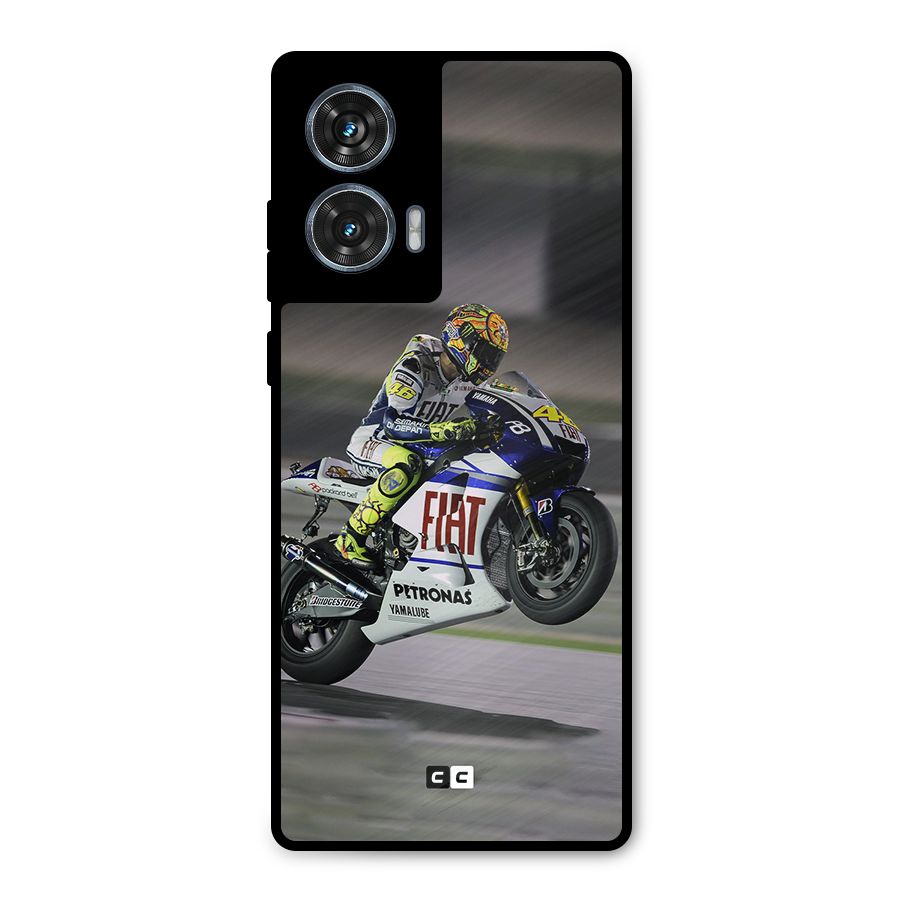 Champion Biker Metal Back Case for Motorola Edge 50 Fusion