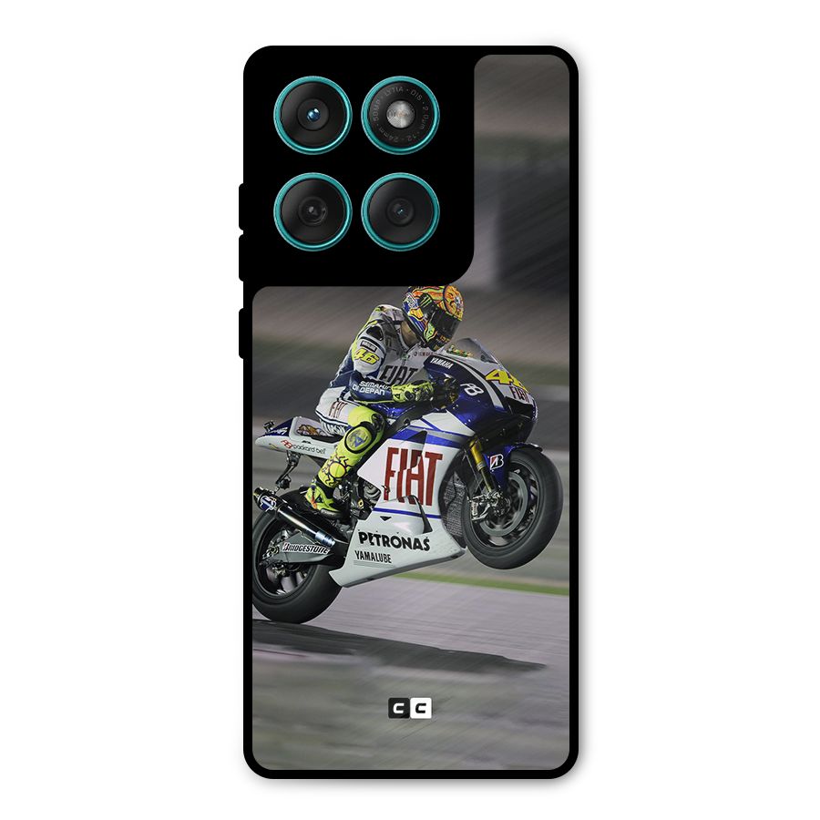 Champion Biker Metal Back Case for Motorola Edge 60 Fusion