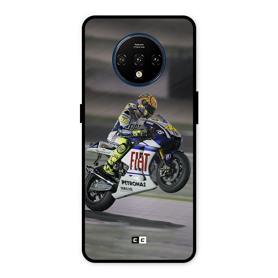 Champion Biker Metal Back Case for OnePlus 7T