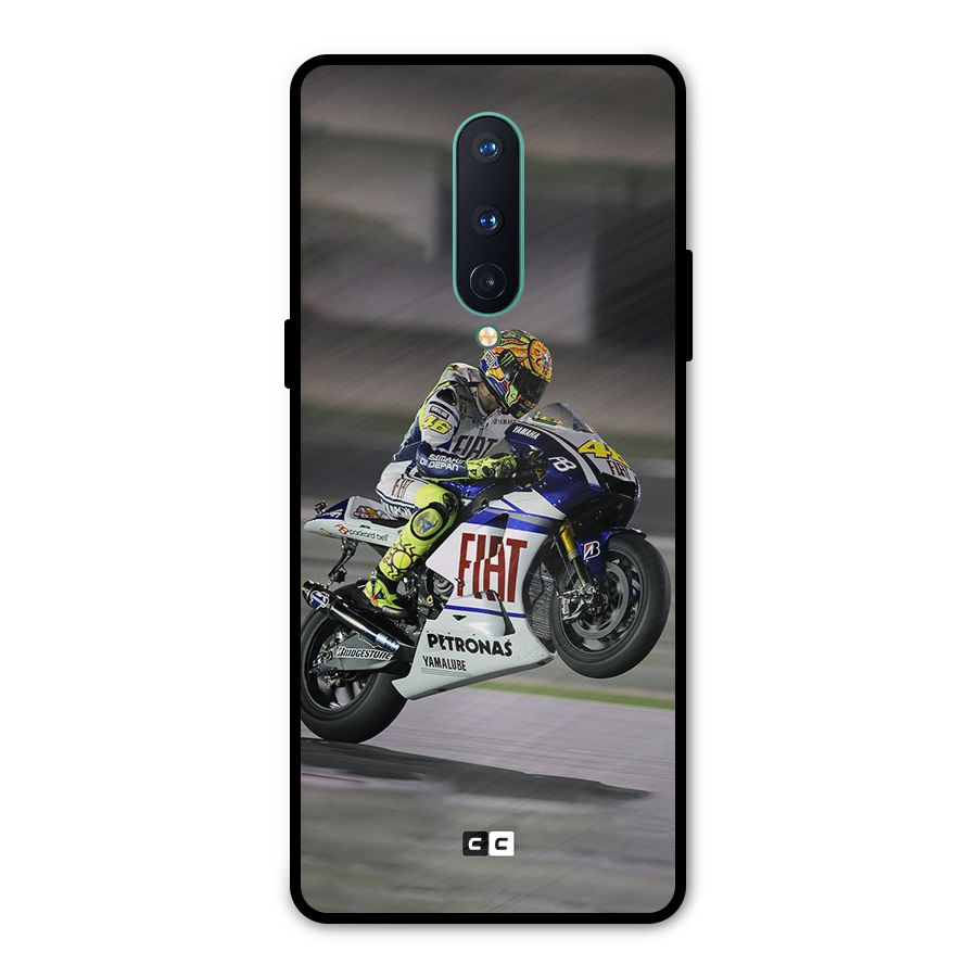 Champion Biker Metal Back Case for OnePlus 8