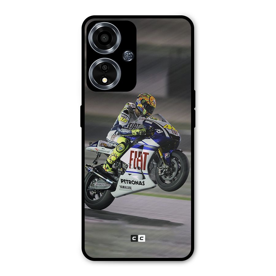 Champion Biker Metal Back Case for Oppo A59
