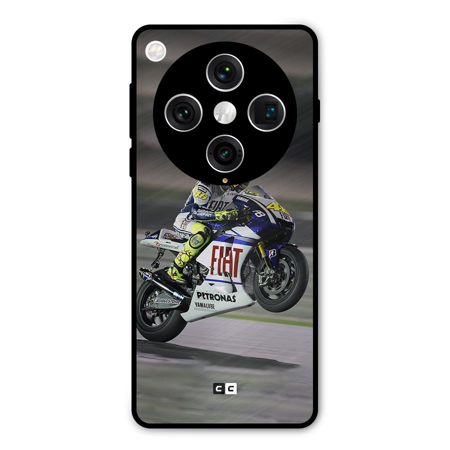 Champion Biker Metal Back Case for Oppo Find X8 Pro