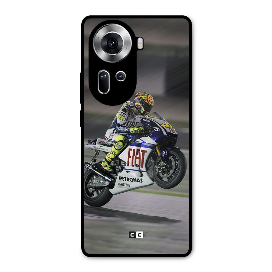 Champion Biker Metal Back Case for Oppo Reno11 5G