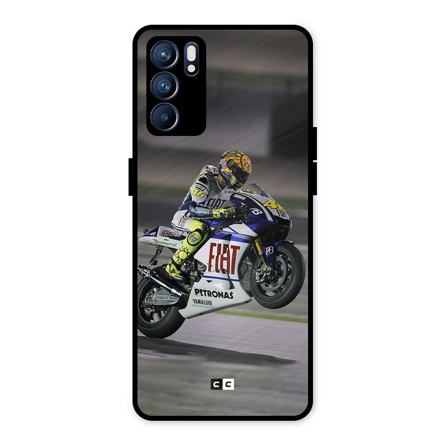 Champion Biker Metal Back Case for Oppo Reno6 5G