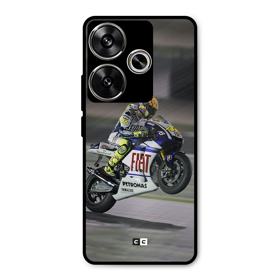 Champion Biker Metal Back Case for Poco F6