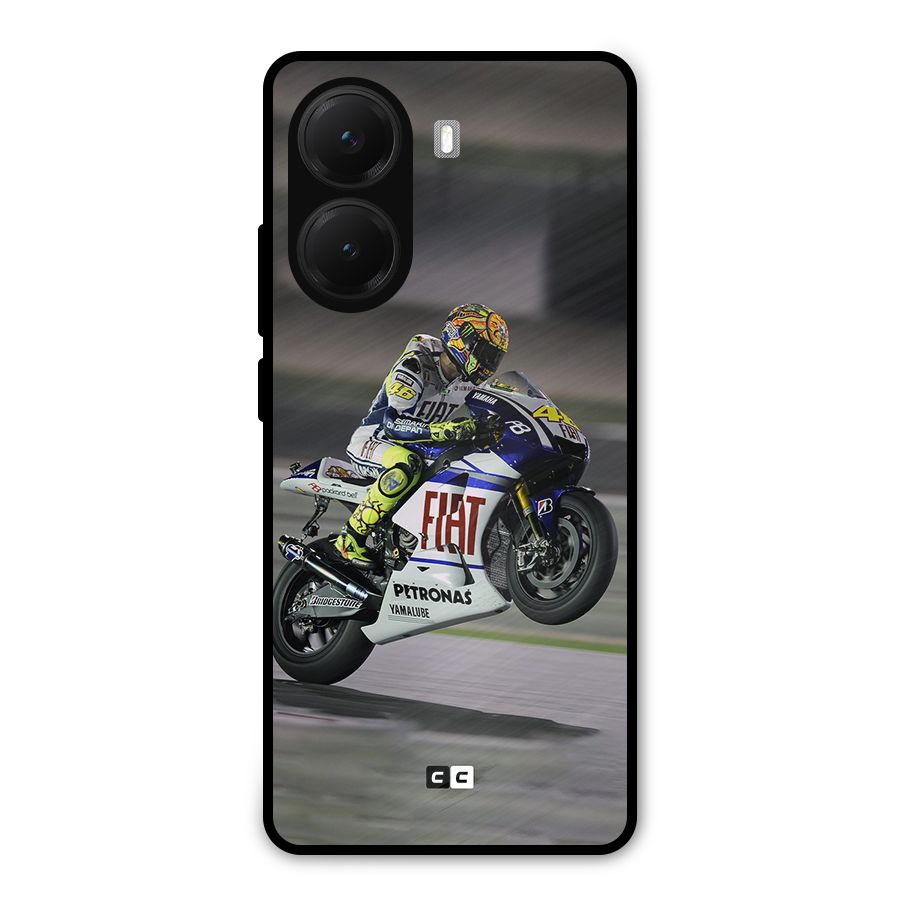 Champion Biker Metal Back Case for Poco X7 Pro