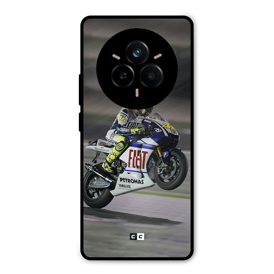 Champion Biker Metal Back Case for Realme 14 Pro