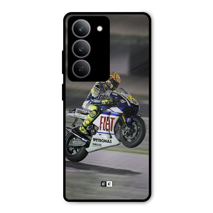 Champion Biker Metal Back Case for Realme 14x