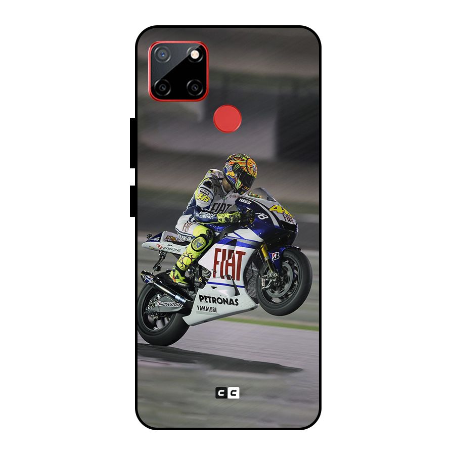 Champion Biker Metal Back Case for Realme C12