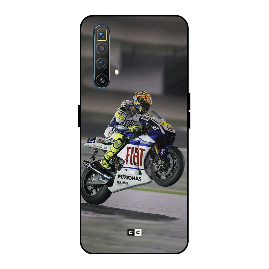 Champion Biker Metal Back Case for Realme X3 SuperZoom