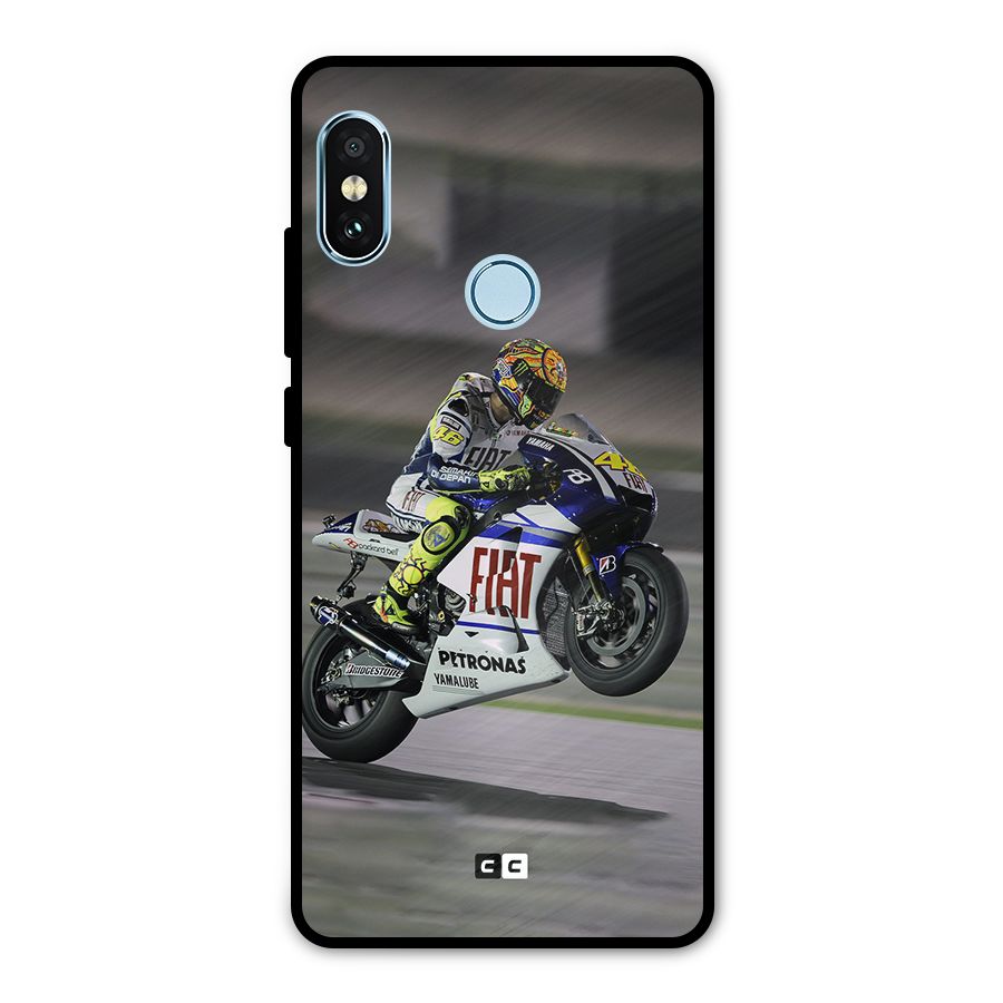 Champion Biker Metal Back Case for Redmi Note 5 Pro