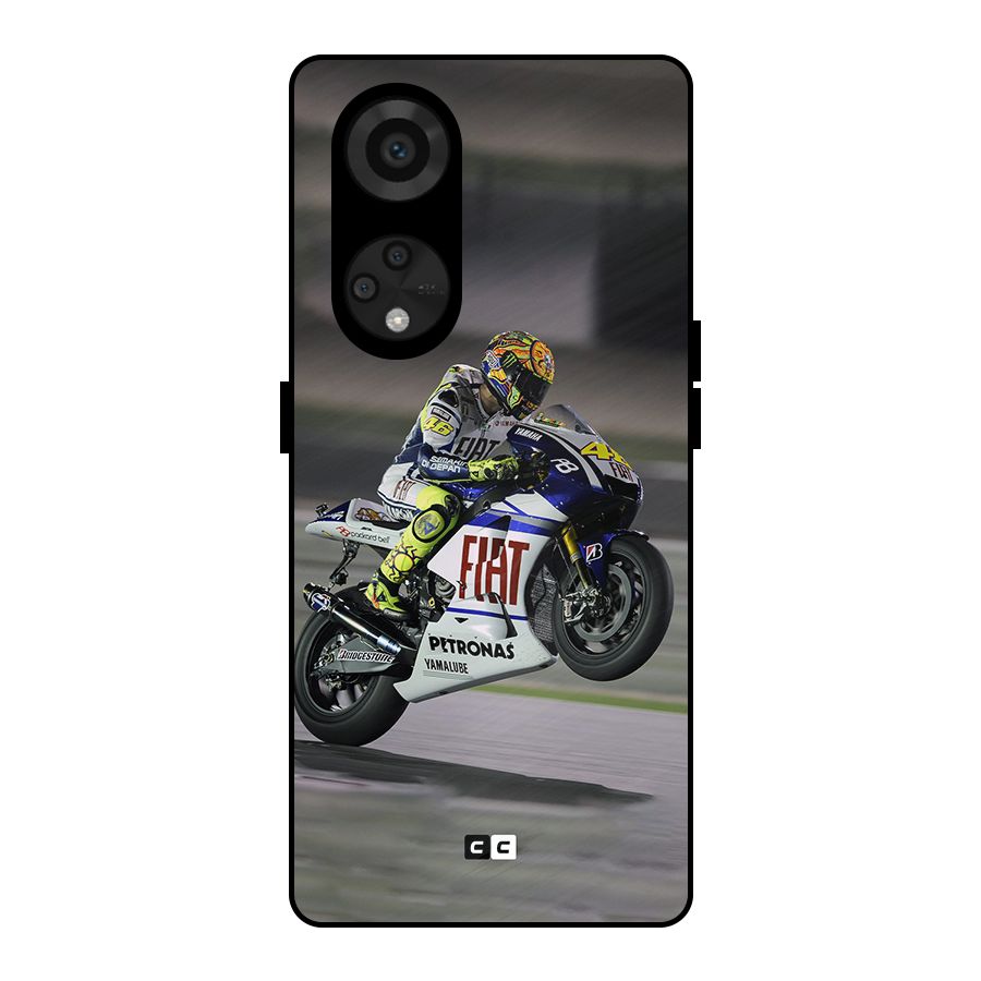 Champion Biker Metal Back Case for Reno8 T 5G