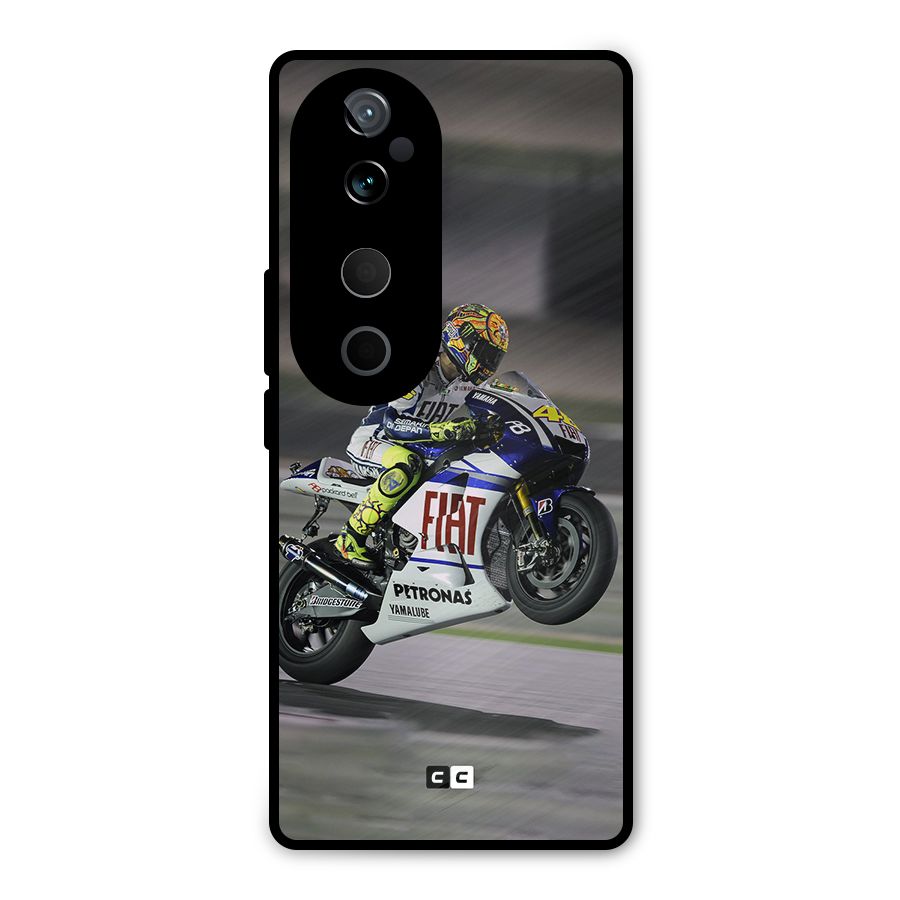 Champion Biker Metal Back Case for Vivo T3 Ultra