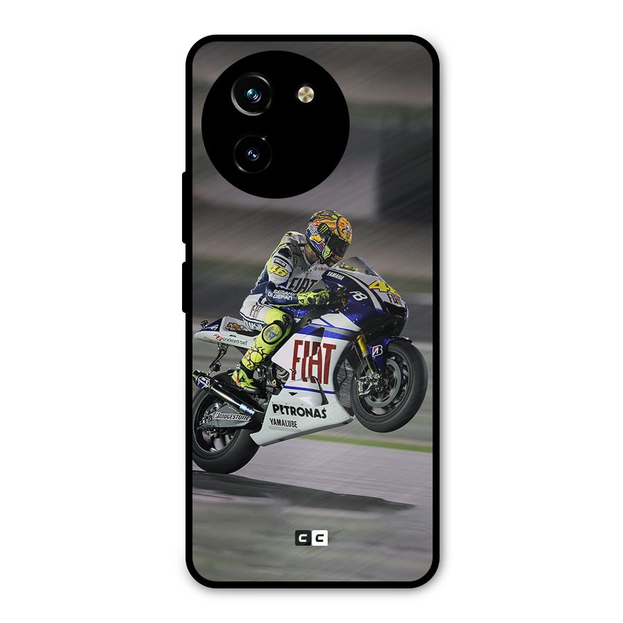 Champion Biker Metal Back Case for Vivo T3x